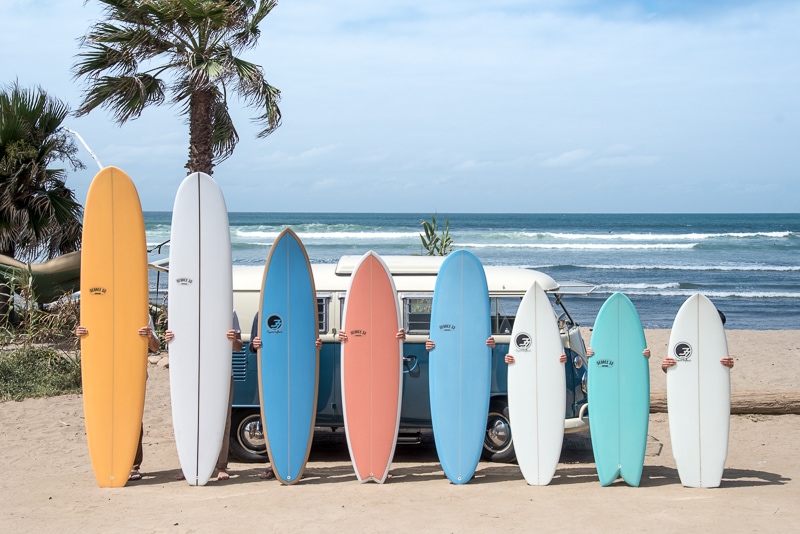 types of surfboards