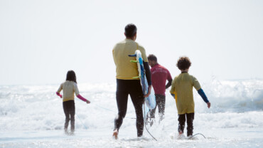 San Diego Surf School surf lessons family surfing San Diego