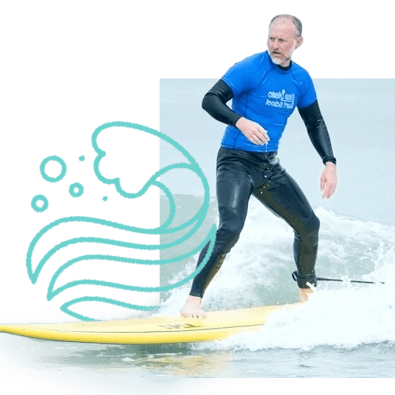 adult private surf lessons