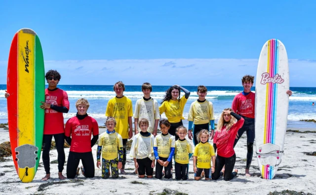 Summer camps are here and filling up fast! Click the link in our bio to get into next weeks kids summer camp! 

#summervibes☀️ #surflesson #surfcamplife #summer #lesson